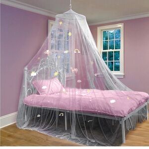 Dreamy Pink Bed Canopy for Kids